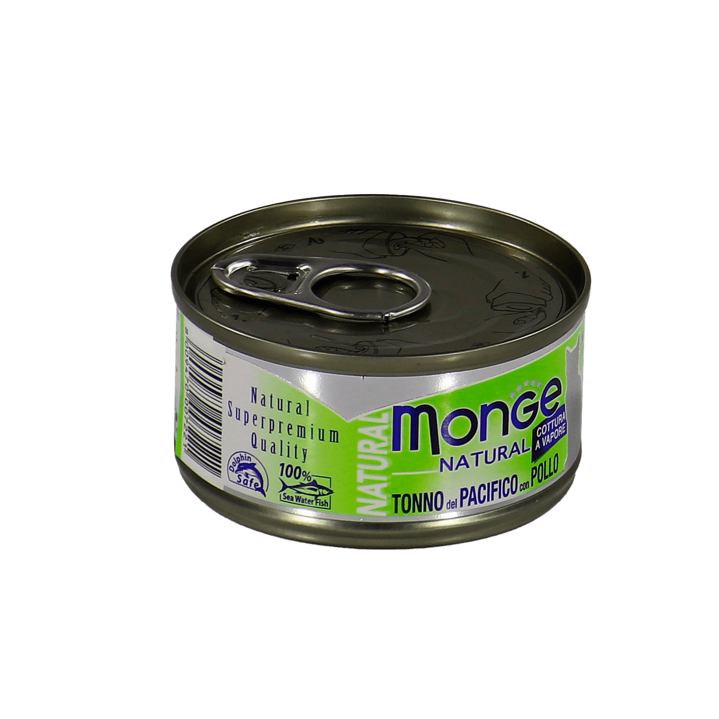 Влажный корм Monge Cat Natural для кошек, из тихоокеанского тунца с курицей, консервы 80 г — фото 25