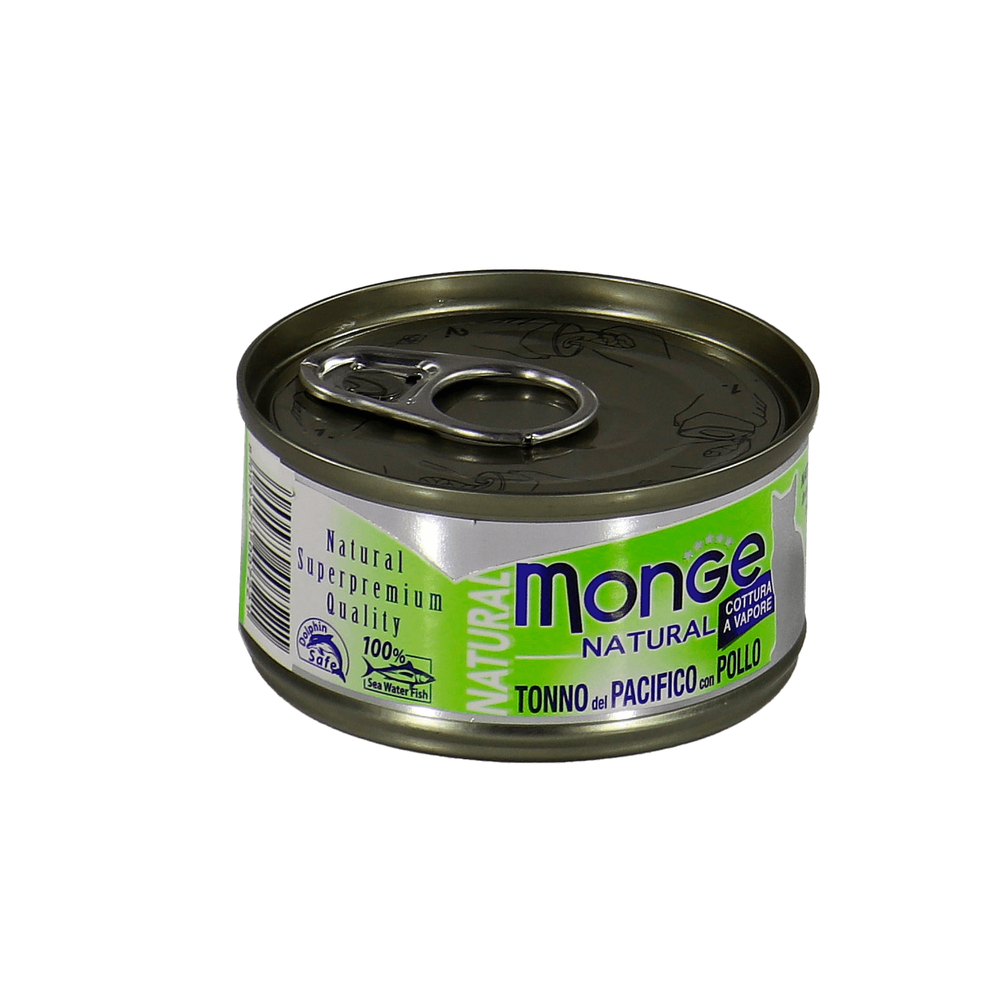 Влажный корм Monge Cat Natural для кошек, из тихоокеанского тунца с курицей, консервы 80 г — фото 26