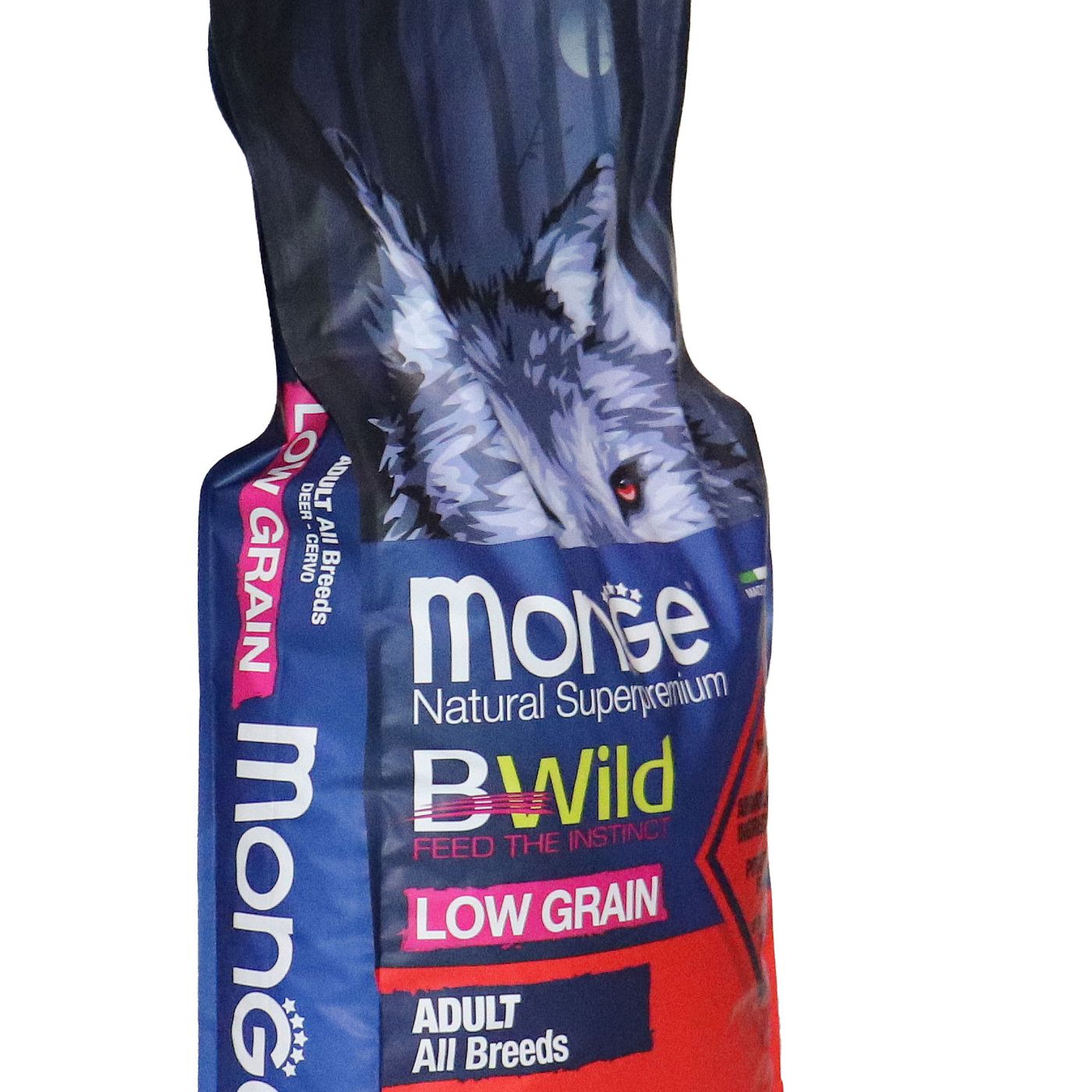 Сухой корм Monge Dog BWild LOW GRAIN для взрослых собак, низкозерновой, из мяса оленя 12 кг — фото 33