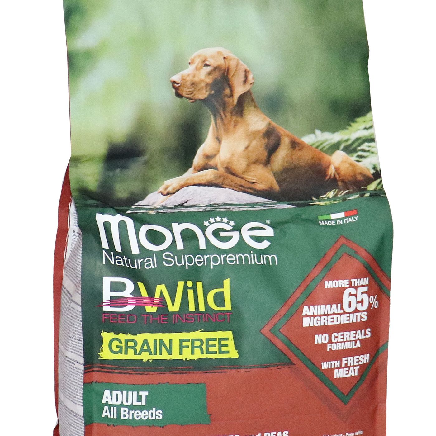 Сухой корм Monge Dog BWild GRAIN FREE для собак, беззерновой, из мяса ягненка с картофелем 2,5 кг — фото 29