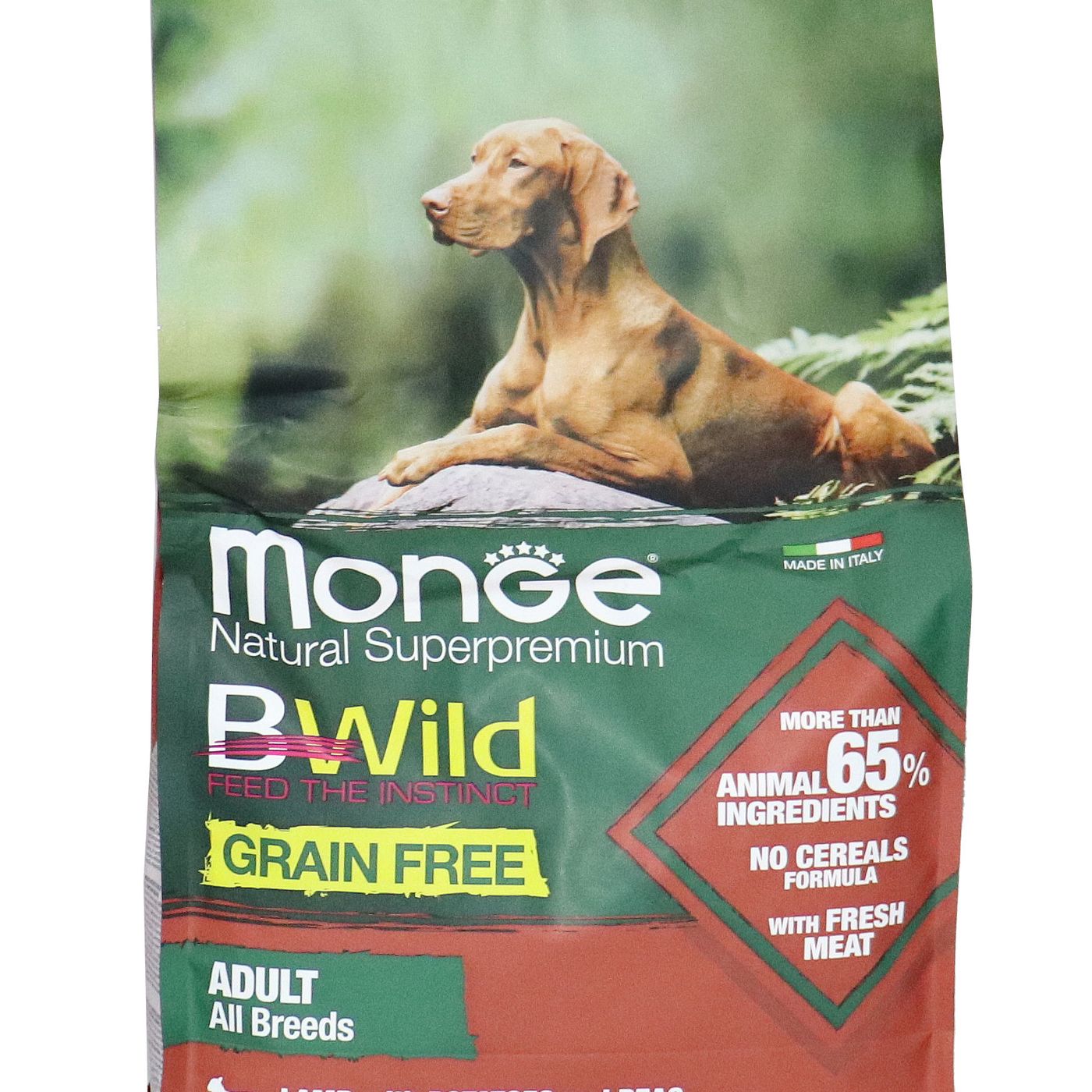 Сухой корм Monge Dog BWild GRAIN FREE для собак, беззерновой, из мяса ягненка с картофелем 2,5 кг — фото 30