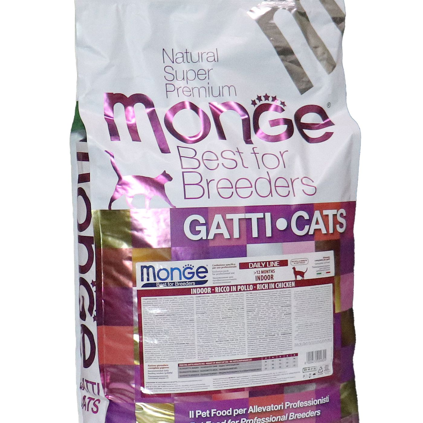 Сухой корм Monge Cat PFB Daily Line Indoor для домашних кошек, из курицы 10 кг — фото 28