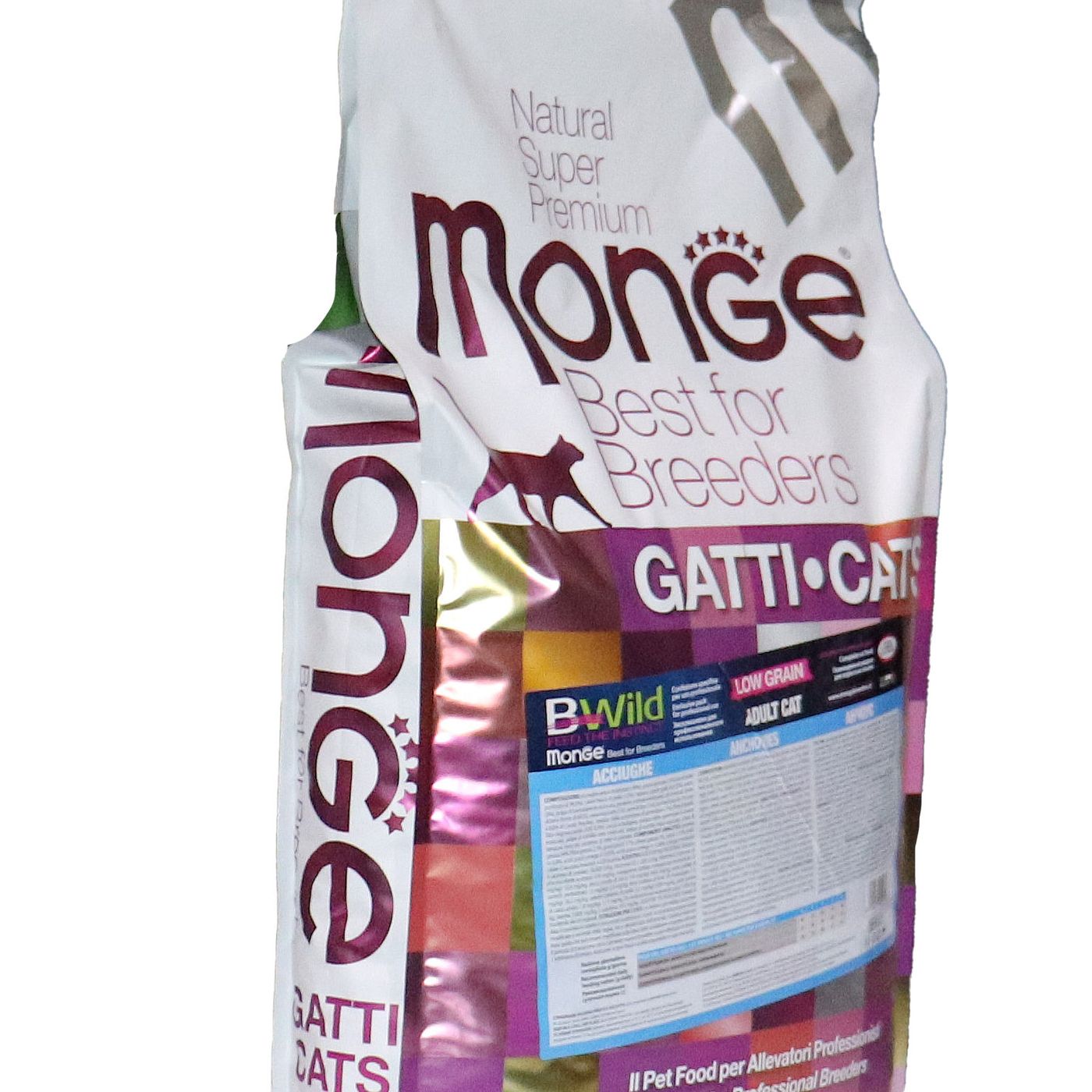Сухой корм Monge Cat PFB BWild LOW GRAIN для взрослых кошек, низкозерновой, из анчоуса 10 кг — фото 24