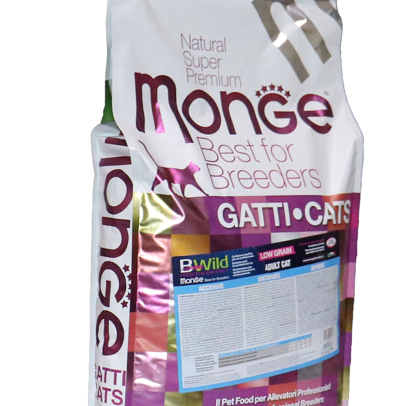 Сухой корм Monge Cat PFB BWild LOW GRAIN для взрослых кошек, низкозерновой, из анчоуса 10 кг — фото 25