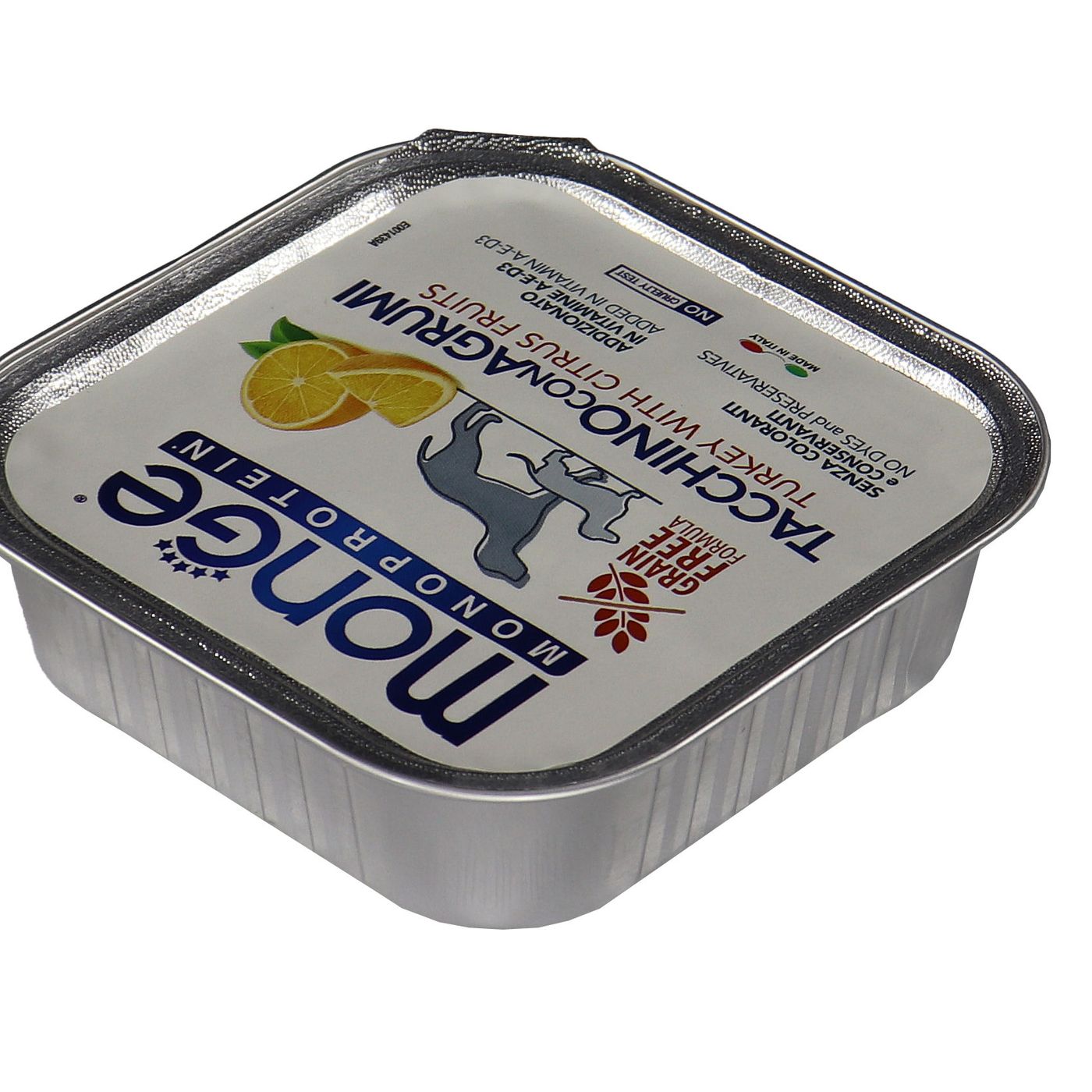 Влажный корм Monge Dog Natural Monoprotein Fruits для собак, паштет из индейки с цитрусовыми, консервы 150 г — фото 20