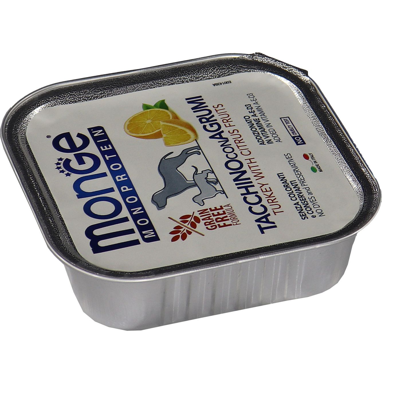 Влажный корм Monge Dog Natural Monoprotein Fruits для собак, паштет из индейки с цитрусовыми, консервы 150 г — фото 22