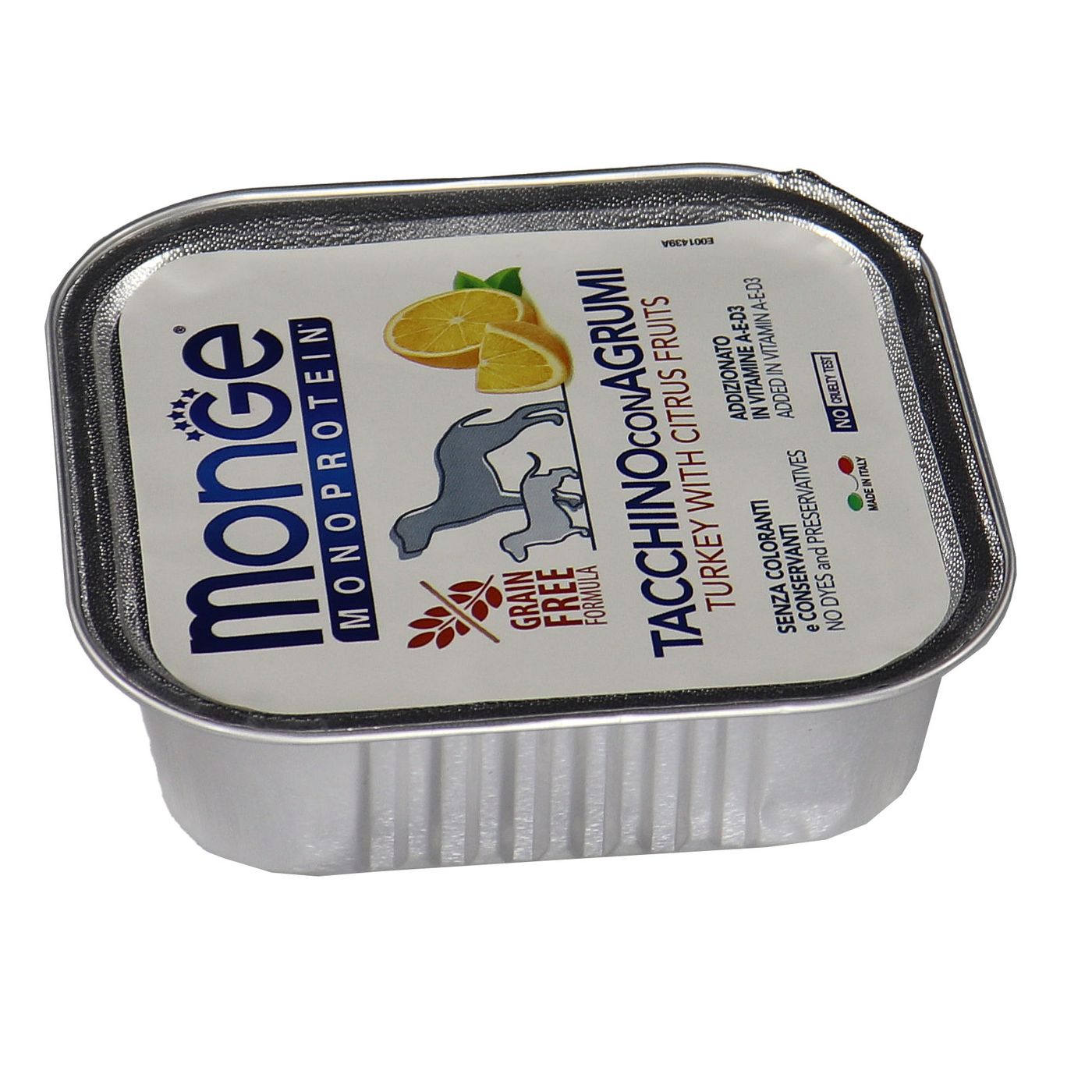 Влажный корм Monge Dog Natural Monoprotein Fruits для собак, паштет из индейки с цитрусовыми, консервы 150 г — фото 23