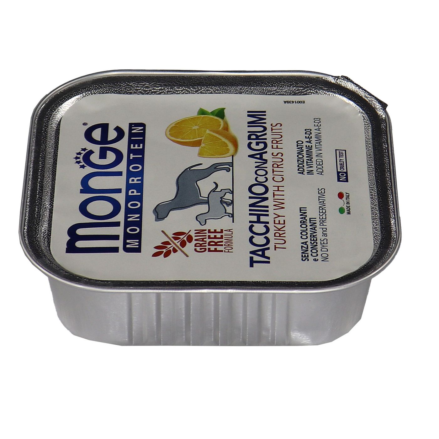 Влажный корм Monge Dog Natural Monoprotein Fruits для собак, паштет из индейки с цитрусовыми, консервы 150 г — фото 24