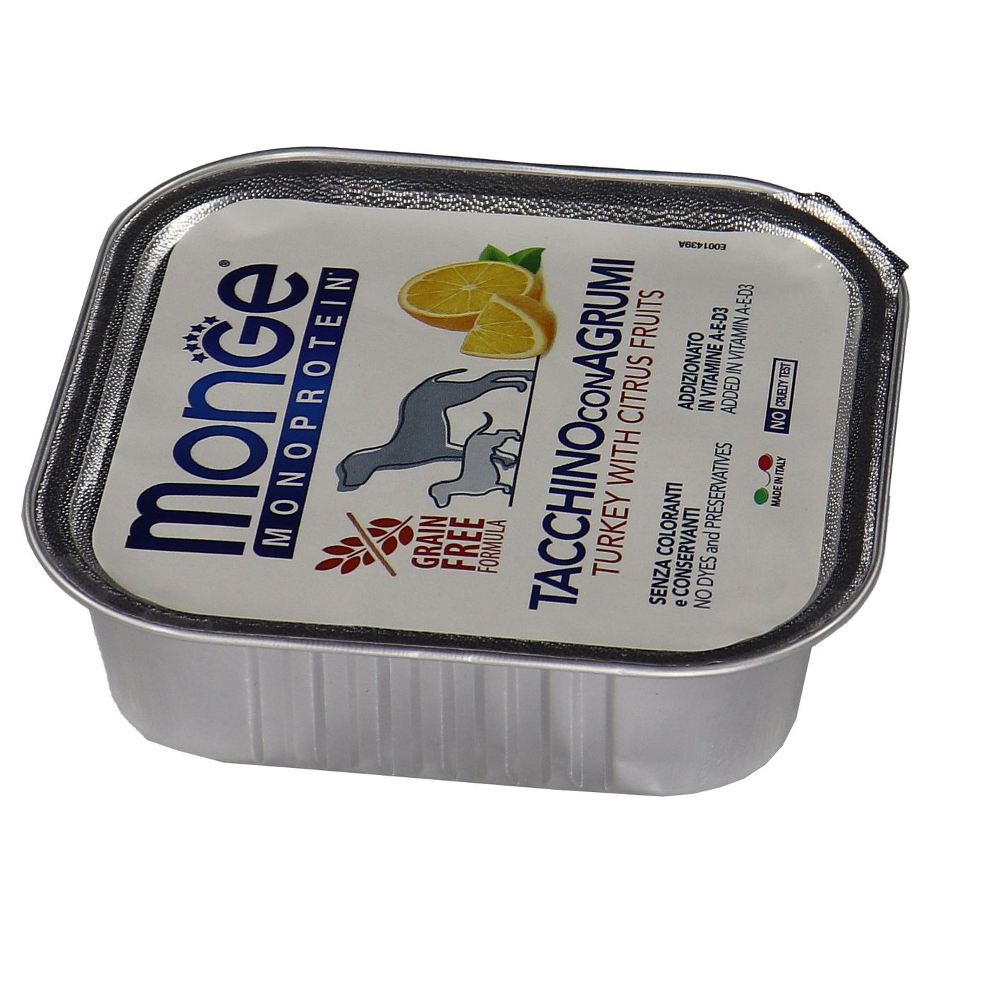 Влажный корм Monge Dog Natural Monoprotein Fruits для собак, паштет из индейки с цитрусовыми, консервы 150 г — фото 25