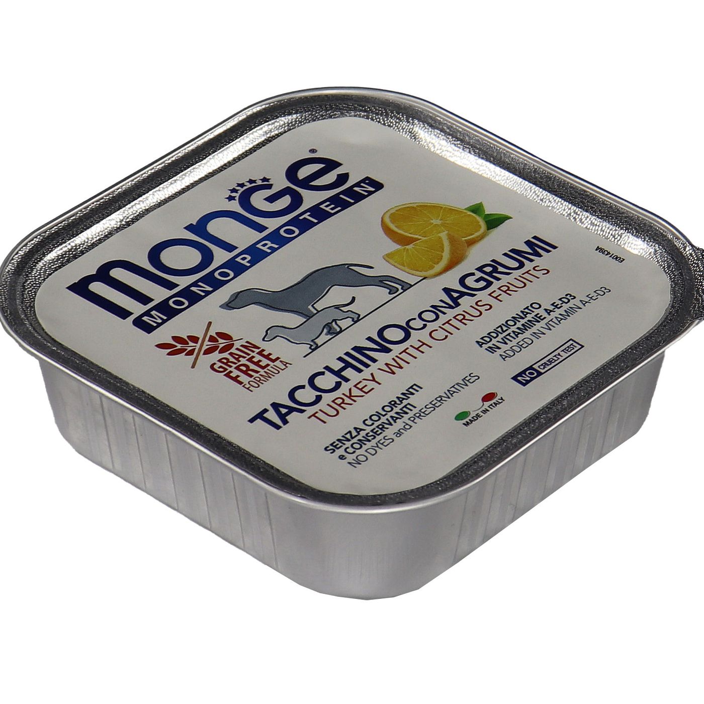 Влажный корм Monge Dog Natural Monoprotein Fruits для собак, паштет из индейки с цитрусовыми, консервы 150 г — фото 28