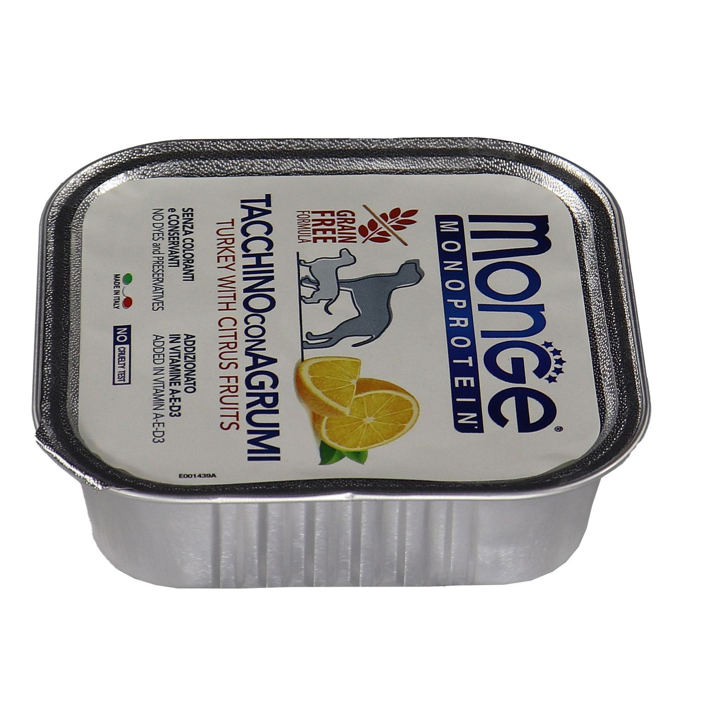 Влажный корм Monge Dog Natural Monoprotein Fruits для собак, паштет из индейки с цитрусовыми, консервы 150 г — фото 7