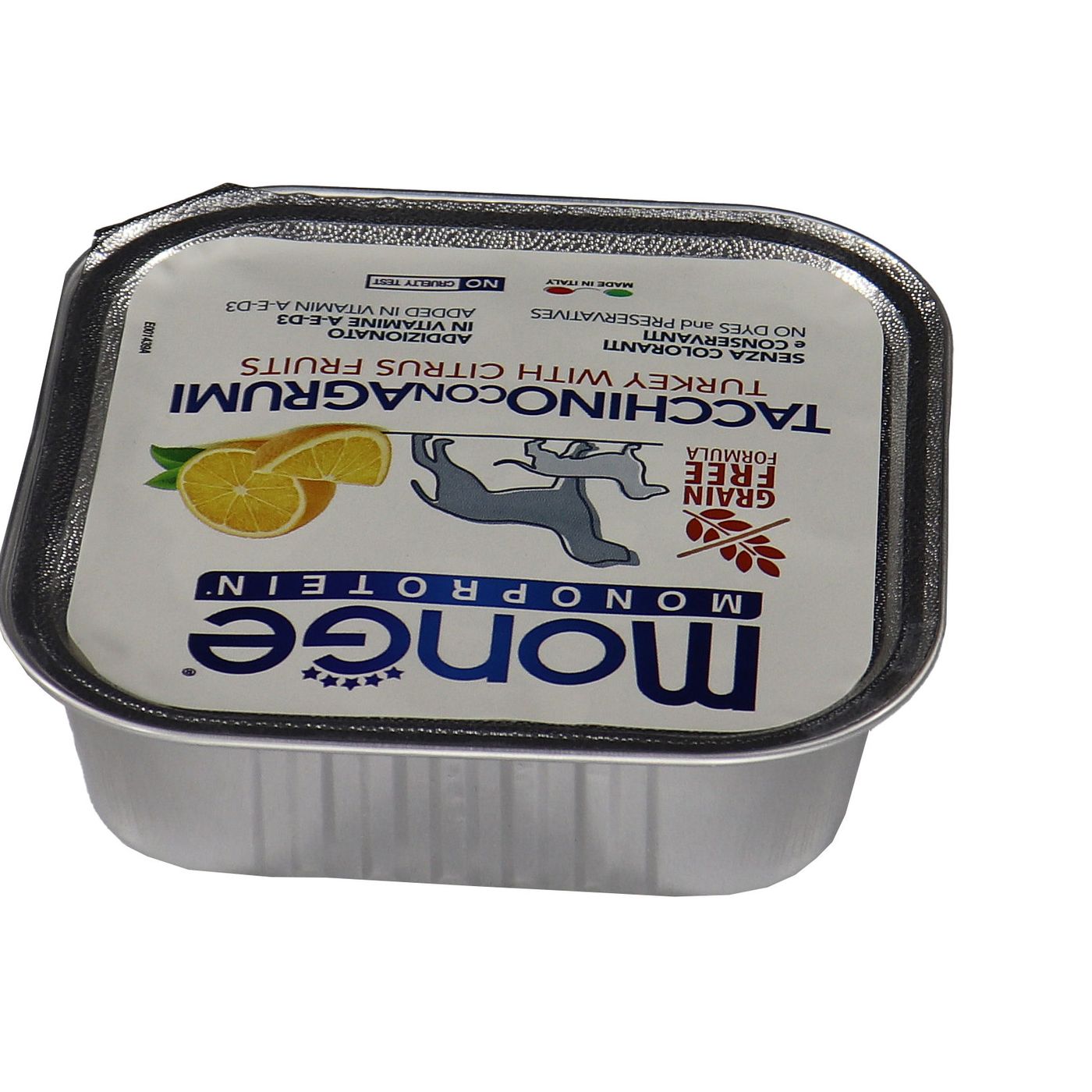 Влажный корм Monge Dog Natural Monoprotein Fruits для собак, паштет из индейки с цитрусовыми, консервы 150 г — фото 17