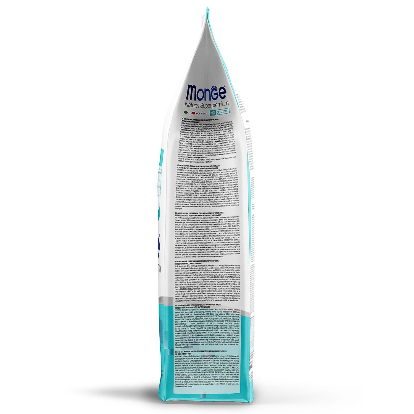 Сухой корм Monge Cat Speciality Line Monoprotein Sterilised для стерилизованных кошек, из трески 1,5 кг — фото 10