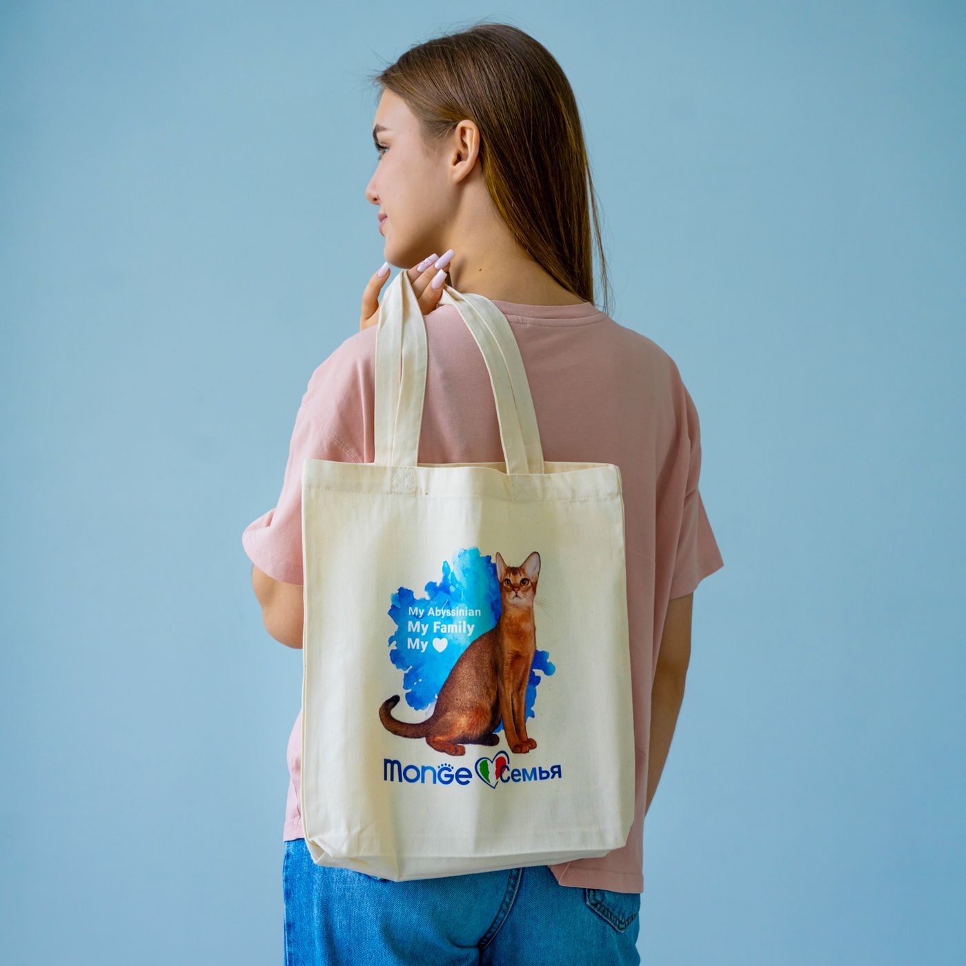 Monge Gift Shop collection 2023 шоппер Абиссиинская кошка