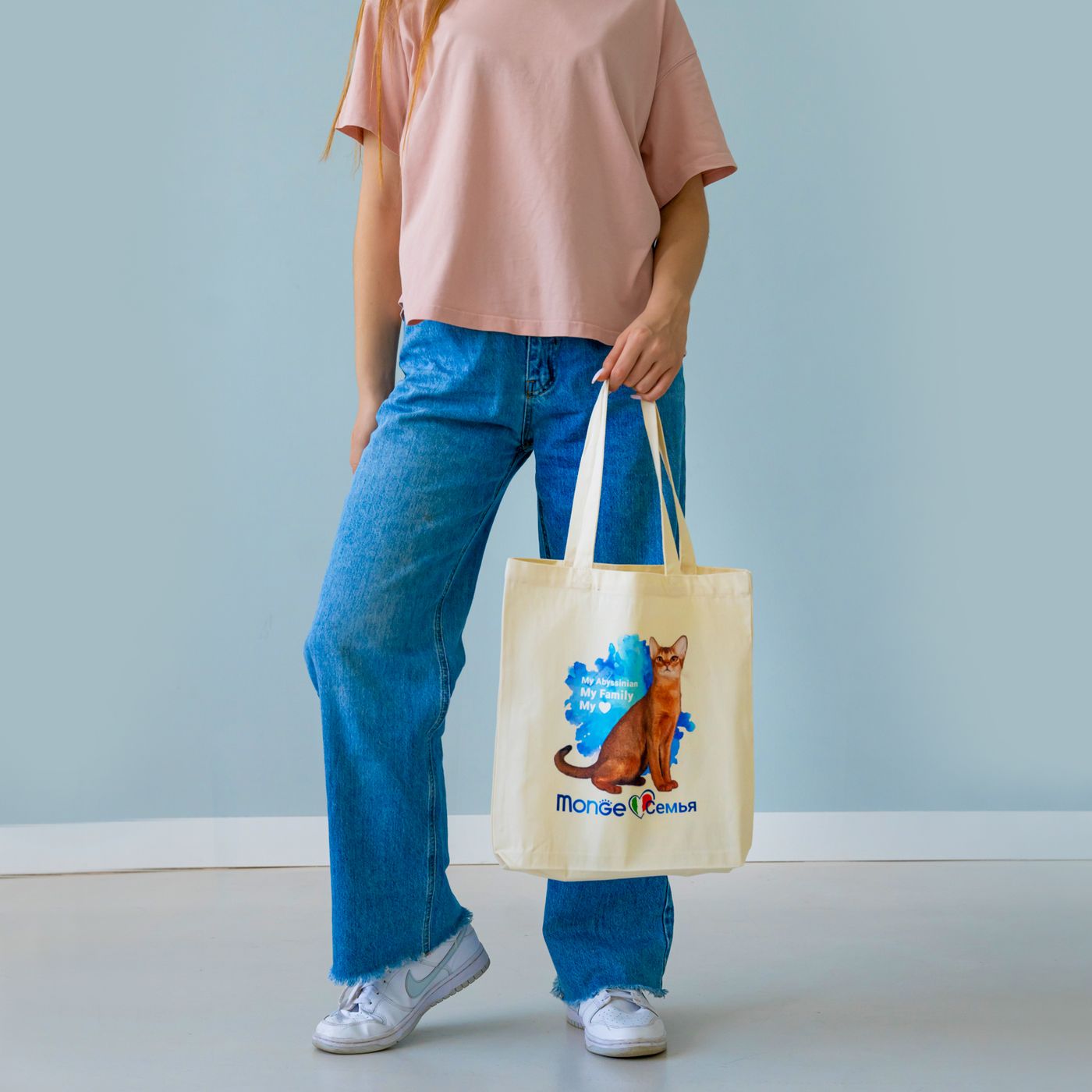 Monge Gift Shop collection 2023 шоппер Абиссиинская кошка — фото 3