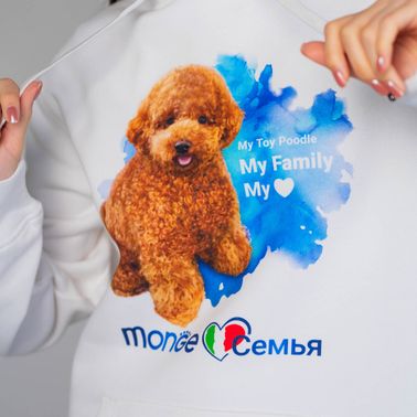 Monge Gift Shop collection 2023 толстовка белая ТойПудель М