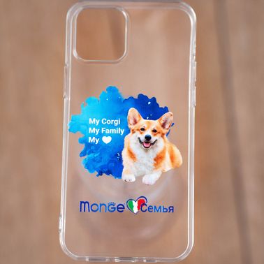 Чехол для телефона Monge семья модель iPhone 10 Корги