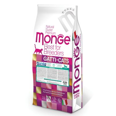 Сухой корм Monge Cat PFB Daily Line Hairball для взрослых кошек, для выведения шерсти, с курицей 10 кг