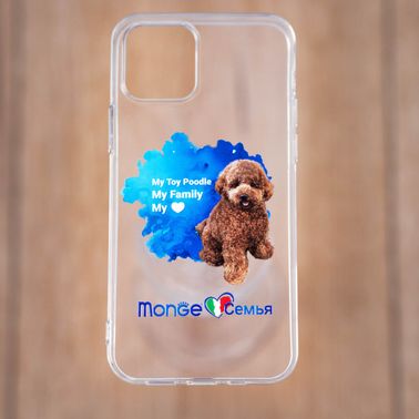 Чехол для телефона Monge семья модель iPhone 13 pro той пудель