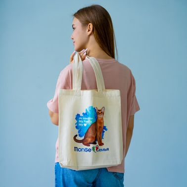 Monge Gift Shop collection 2023 шоппер Абиссиинская кошка